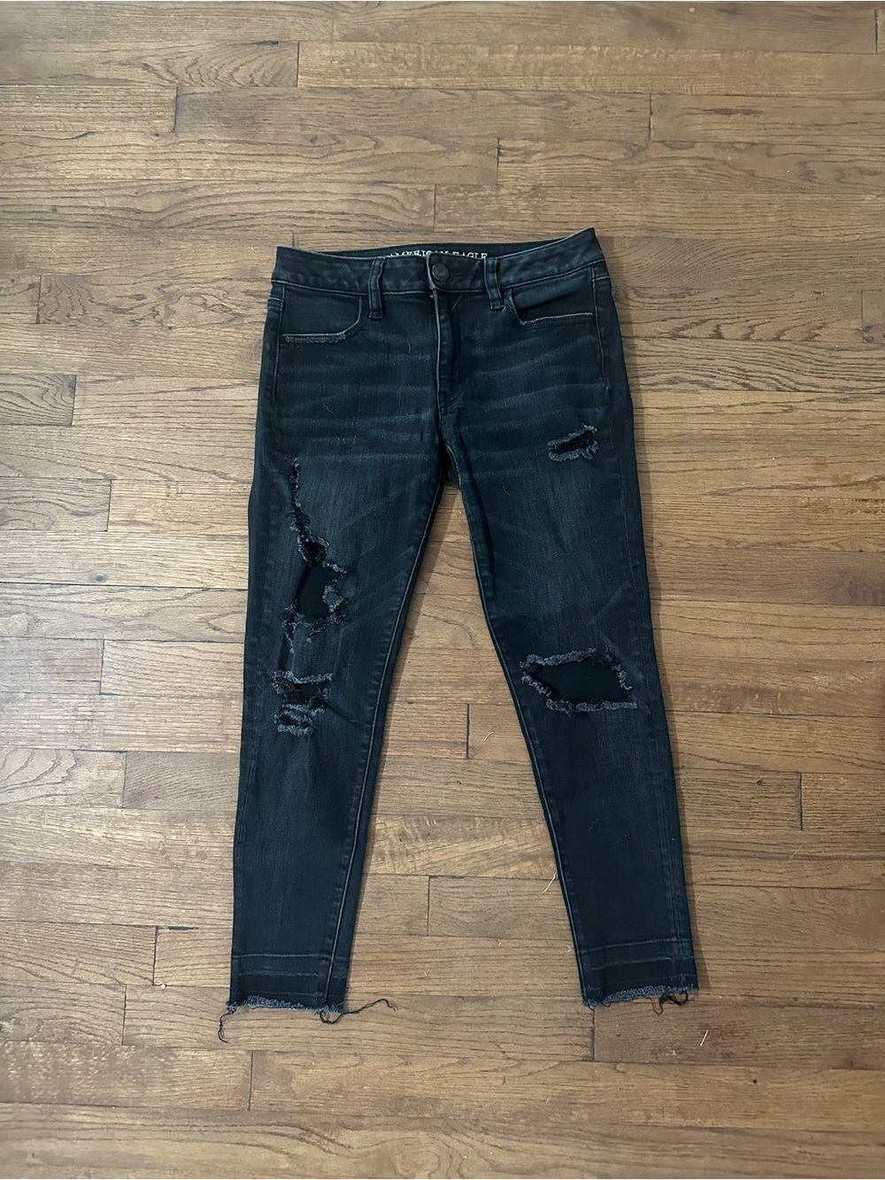American Eagle Outfitters lowrise Super Super Stretch Jegging Ankle Skinny Jeans